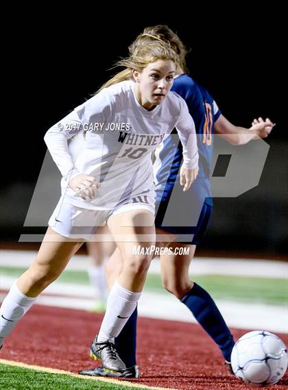Thumbnail 2 in Cosumnes Oaks vs Whitney (CIF SJS D2 Semifinal) photogallery.