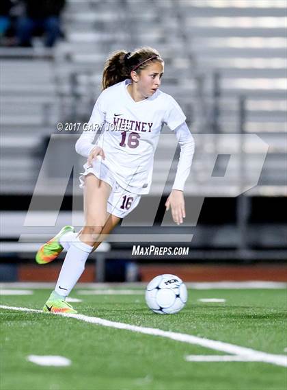 Thumbnail 2 in Cosumnes Oaks vs Whitney (CIF SJS D2 Semifinal) photogallery.