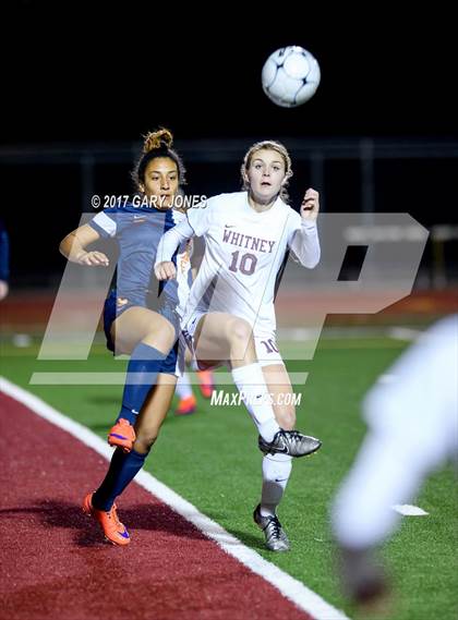 Thumbnail 3 in Cosumnes Oaks vs Whitney (CIF SJS D2 Semifinal) photogallery.