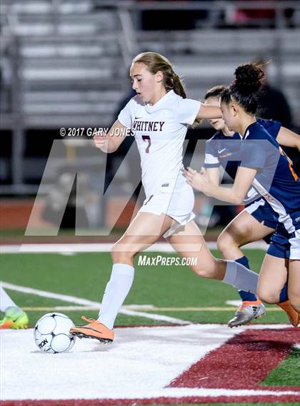 Thumbnail 3 in Cosumnes Oaks vs Whitney (CIF SJS D2 Semifinal) photogallery.