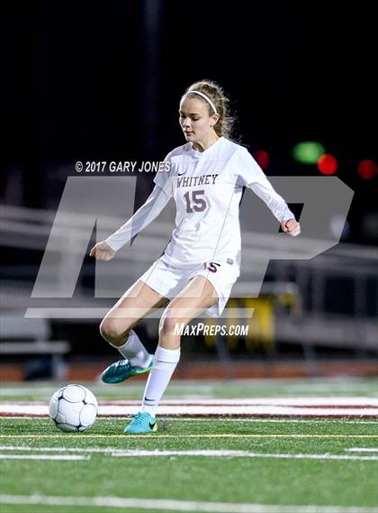 Thumbnail 2 in Cosumnes Oaks vs Whitney (CIF SJS D2 Semifinal) photogallery.