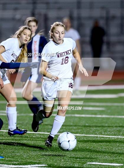 Thumbnail 1 in Cosumnes Oaks vs Whitney (CIF SJS D2 Semifinal) photogallery.