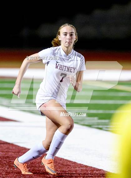Thumbnail 2 in Cosumnes Oaks vs Whitney (CIF SJS D2 Semifinal) photogallery.