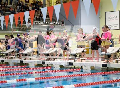 Thumbnail 3 in CHSAA 3A Girls Swimming - State Championship photogallery.