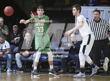 Thumbnail 1 in Seton Catholic Central vs. Mekeel Christian Academy (NYSPHSAA Class B Final) photogallery.