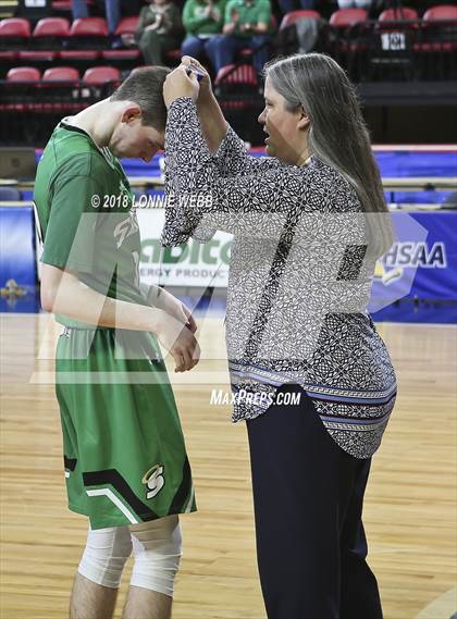 Thumbnail 2 in Seton Catholic Central vs. Mekeel Christian Academy (NYSPHSAA Class B Final) photogallery.