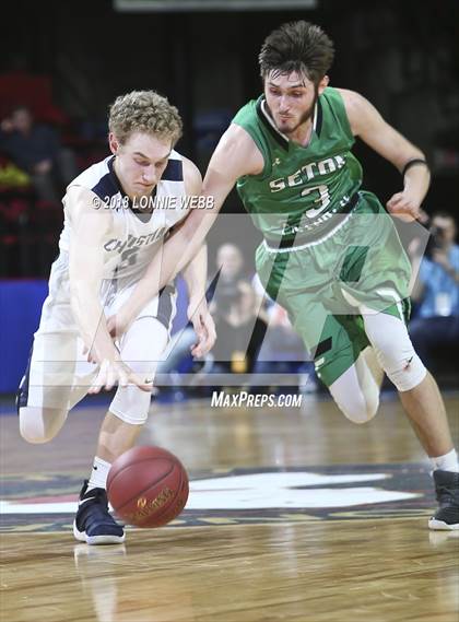 Thumbnail 1 in Seton Catholic Central vs. Mekeel Christian Academy (NYSPHSAA Class B Final) photogallery.