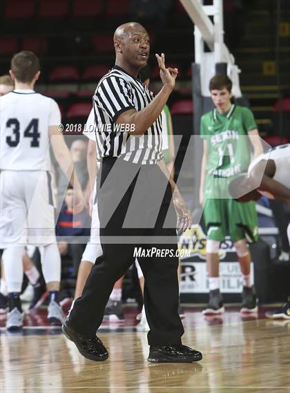 Thumbnail 1 in Seton Catholic Central vs. Mekeel Christian Academy (NYSPHSAA Class B Final) photogallery.
