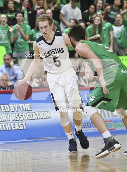 Thumbnail 3 in Seton Catholic Central vs. Mekeel Christian Academy (NYSPHSAA Class B Final) photogallery.
