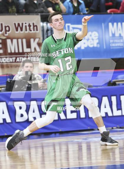 Thumbnail 3 in Seton Catholic Central vs. Mekeel Christian Academy (NYSPHSAA Class B Final) photogallery.