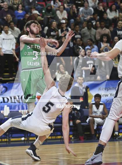 Thumbnail 1 in Seton Catholic Central vs. Mekeel Christian Academy (NYSPHSAA Class B Final) photogallery.