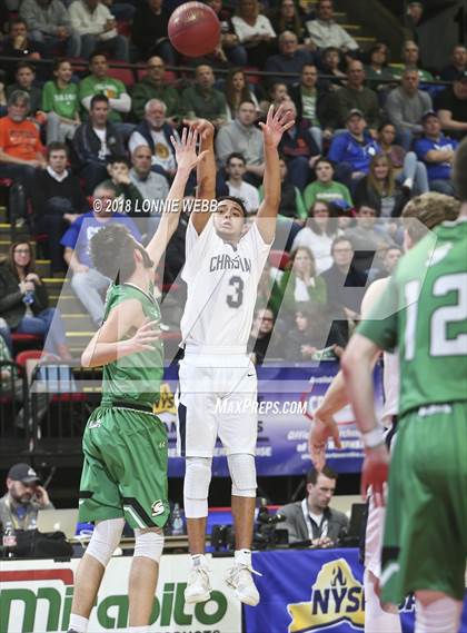 Thumbnail 1 in Seton Catholic Central vs. Mekeel Christian Academy (NYSPHSAA Class B Final) photogallery.