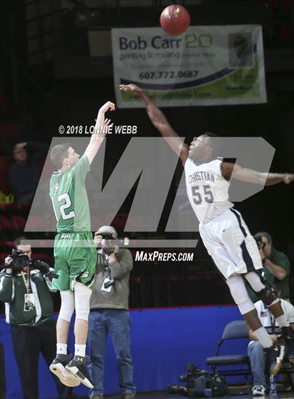 Thumbnail 2 in Seton Catholic Central vs. Mekeel Christian Academy (NYSPHSAA Class B Final) photogallery.