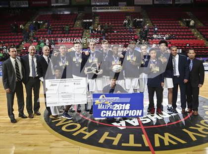 Thumbnail 2 in Seton Catholic Central vs. Mekeel Christian Academy (NYSPHSAA Class B Final) photogallery.
