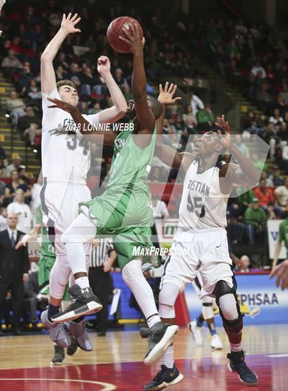 Thumbnail 1 in Seton Catholic Central vs. Mekeel Christian Academy (NYSPHSAA Class B Final) photogallery.