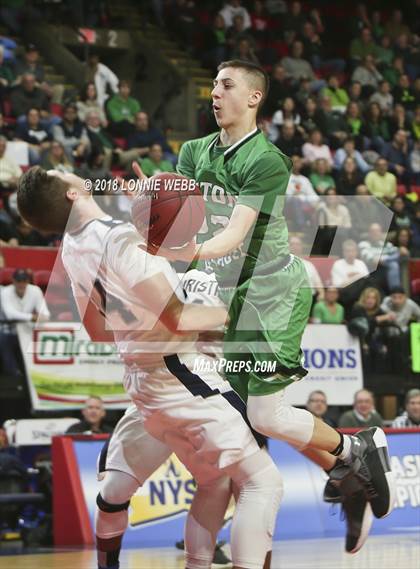 Thumbnail 1 in Seton Catholic Central vs. Mekeel Christian Academy (NYSPHSAA Class B Final) photogallery.