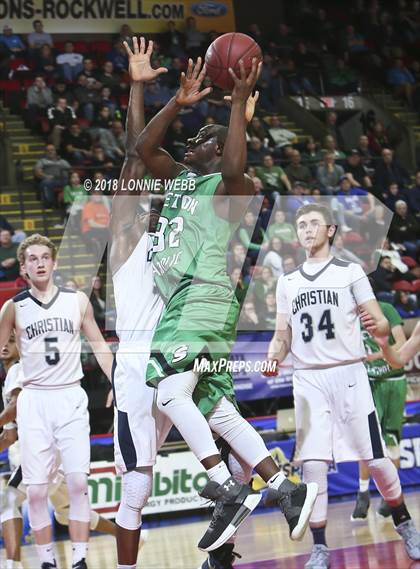 Thumbnail 1 in Seton Catholic Central vs. Mekeel Christian Academy (NYSPHSAA Class B Final) photogallery.