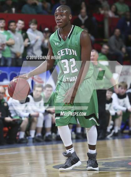 Thumbnail 3 in Seton Catholic Central vs. Mekeel Christian Academy (NYSPHSAA Class B Final) photogallery.