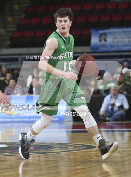 Thumbnail 2 in Seton Catholic Central vs. Mekeel Christian Academy (NYSPHSAA Class B Final) photogallery.