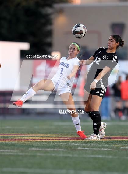 Thumbnail 2 in Buena vs Salpointe Catholic (Brandon Bean Soccer Tournament) photogallery.