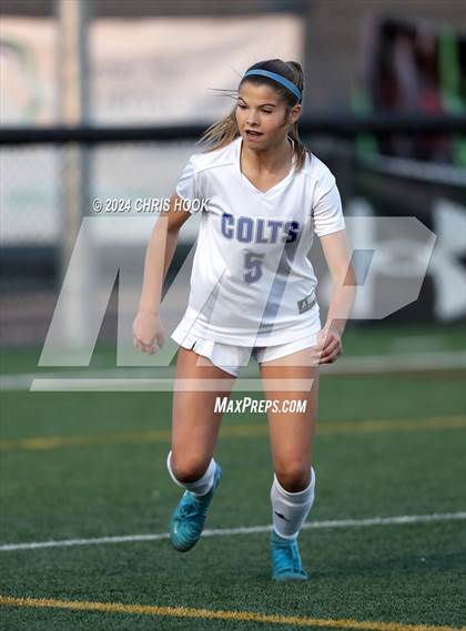 Thumbnail 2 in Buena vs Salpointe Catholic (Brandon Bean Soccer Tournament) photogallery.