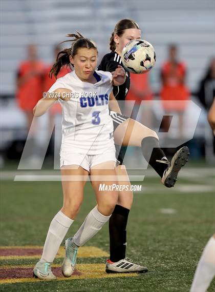 Thumbnail 2 in Buena vs Salpointe Catholic (Brandon Bean Soccer Tournament) photogallery.