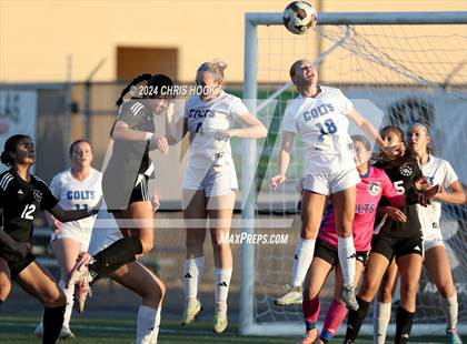 Thumbnail 3 in Buena vs Salpointe Catholic (Brandon Bean Soccer Tournament) photogallery.