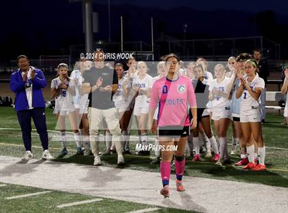 Thumbnail 3 in Buena vs Salpointe Catholic (Brandon Bean Soccer Tournament) photogallery.