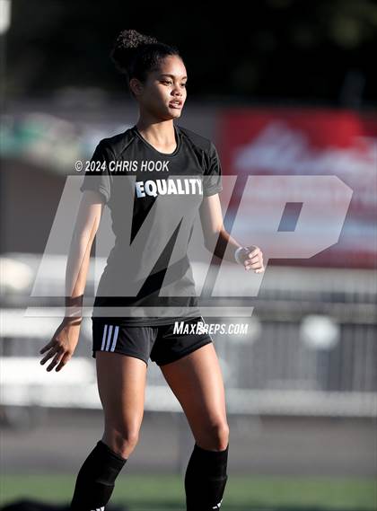 Thumbnail 3 in Buena vs Salpointe Catholic (Brandon Bean Soccer Tournament) photogallery.