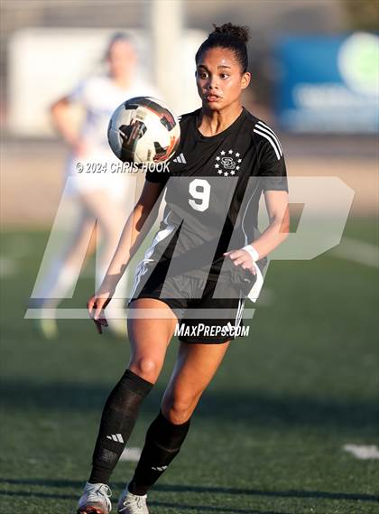 Thumbnail 3 in Buena vs Salpointe Catholic (Brandon Bean Soccer Tournament) photogallery.