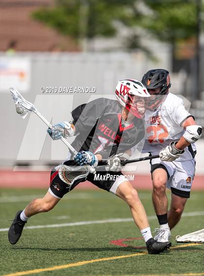 Thumbnail 1 in Wellesley @ Newton North (MIAA Division 1 South 1st Round) photogallery.