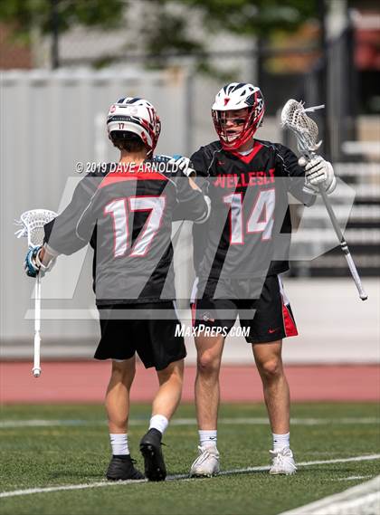Thumbnail 1 in Wellesley @ Newton North (MIAA Division 1 South 1st Round) photogallery.
