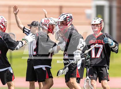 Thumbnail 1 in Wellesley @ Newton North (MIAA Division 1 South 1st Round) photogallery.