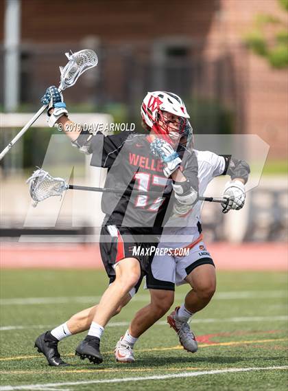 Thumbnail 1 in Wellesley @ Newton North (MIAA Division 1 South 1st Round) photogallery.