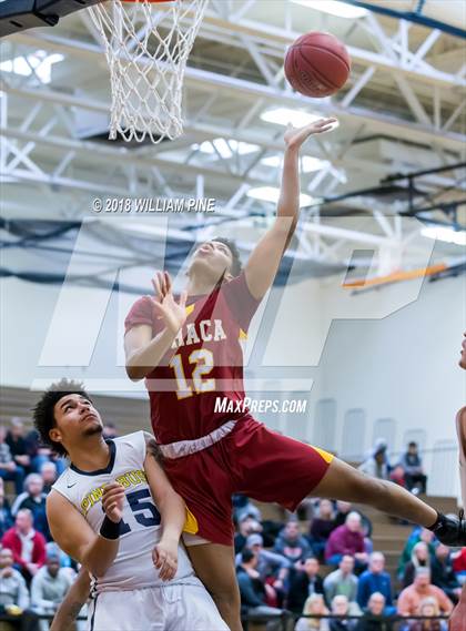 Thumbnail 1 in Ithaca vs. Pine Bush (NYSPHSAA Class AA Regional Semifinal) photogallery.