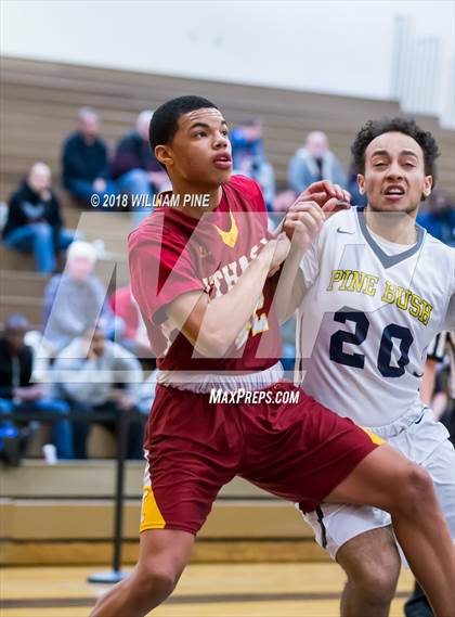 Thumbnail 2 in Ithaca vs. Pine Bush (NYSPHSAA Class AA Regional Semifinal) photogallery.