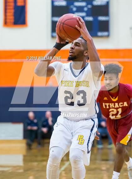 Thumbnail 1 in Ithaca vs. Pine Bush (NYSPHSAA Class AA Regional Semifinal) photogallery.