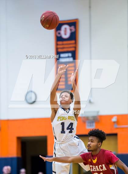 Thumbnail 1 in Ithaca vs. Pine Bush (NYSPHSAA Class AA Regional Semifinal) photogallery.