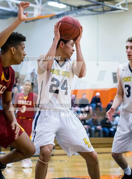 Thumbnail 3 in Ithaca vs. Pine Bush (NYSPHSAA Class AA Regional Semifinal) photogallery.