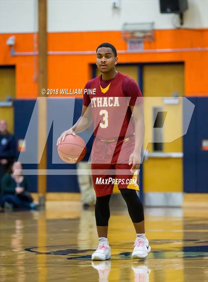 Thumbnail 1 in Ithaca vs. Pine Bush (NYSPHSAA Class AA Regional Semifinal) photogallery.