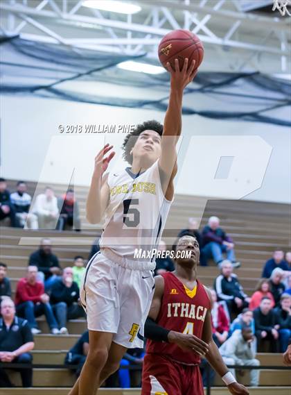 Thumbnail 2 in Ithaca vs. Pine Bush (NYSPHSAA Class AA Regional Semifinal) photogallery.