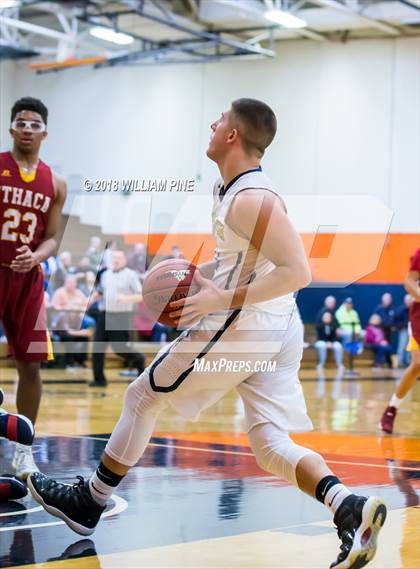 Thumbnail 1 in Ithaca vs. Pine Bush (NYSPHSAA Class AA Regional Semifinal) photogallery.