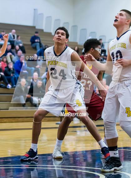 Thumbnail 1 in Ithaca vs. Pine Bush (NYSPHSAA Class AA Regional Semifinal) photogallery.