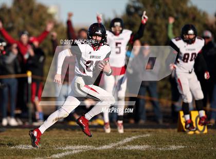 Thumbnail 3 in Strasburg vs. Bennett (CHSAA 1A Semifinal) photogallery.