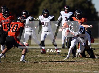Thumbnail 3 in Strasburg vs. Bennett (CHSAA 1A Semifinal) photogallery.