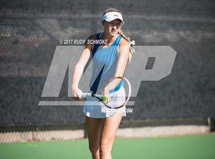 Thumbnail 1 in Corona Del Mar vs.Clovis West (CIF SoCal Regional Girls Tennis Championships) photogallery.