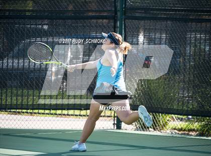 Thumbnail 1 in Corona Del Mar vs.Clovis West (CIF SoCal Regional Girls Tennis Championships) photogallery.