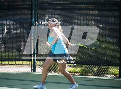 Thumbnail 2 in Corona Del Mar vs.Clovis West (CIF SoCal Regional Girls Tennis Championships) photogallery.