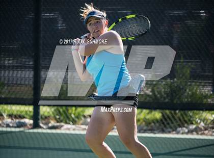 Thumbnail 1 in Corona Del Mar vs.Clovis West (CIF SoCal Regional Girls Tennis Championships) photogallery.