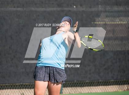 Thumbnail 2 in Corona Del Mar vs.Clovis West (CIF SoCal Regional Girls Tennis Championships) photogallery.